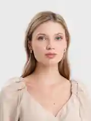 Бежевый серьги Хупинг (Xuping)