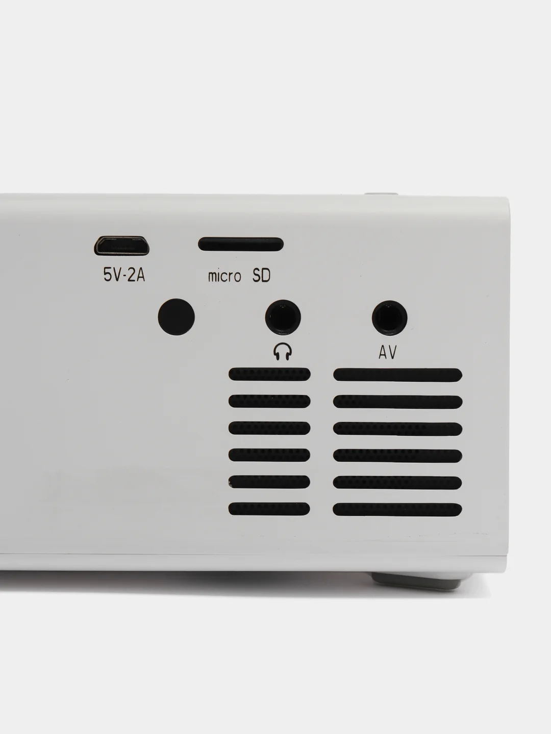 Черный портативный проектор с беспроводным подключением YG-300Plus 1080P WIFI multiscreen