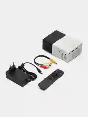 Черный портативный проектор с беспроводным подключением YG-300Plus 1080P WIFI multiscreen
