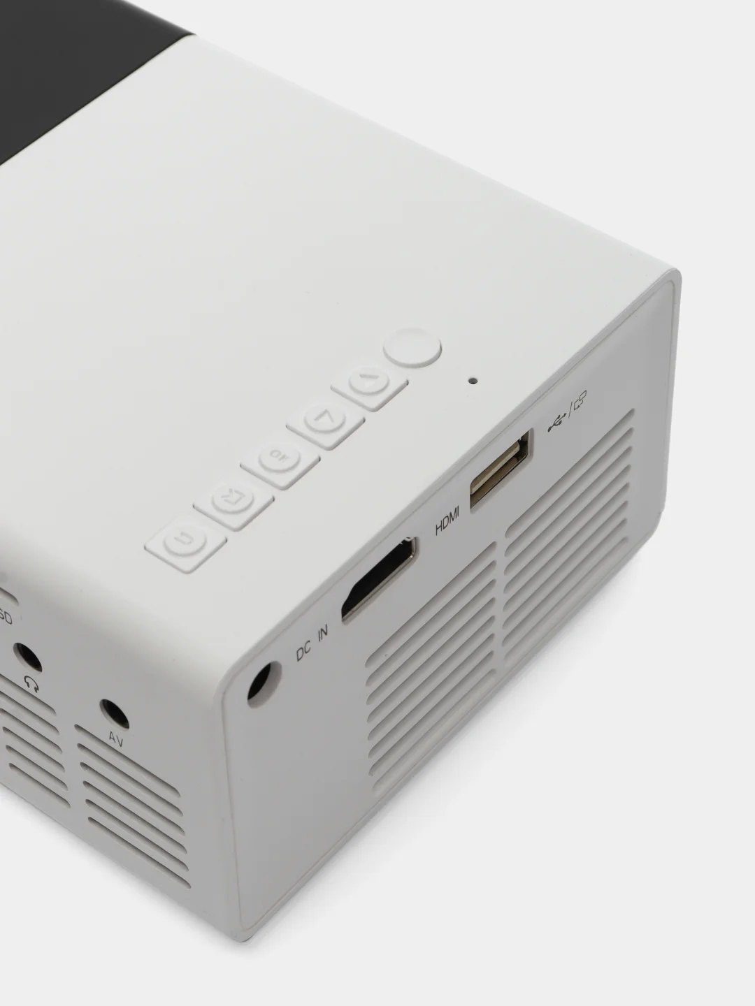 Черный портативный проектор с беспроводным подключением YG-300Plus 1080P WIFI multiscreen