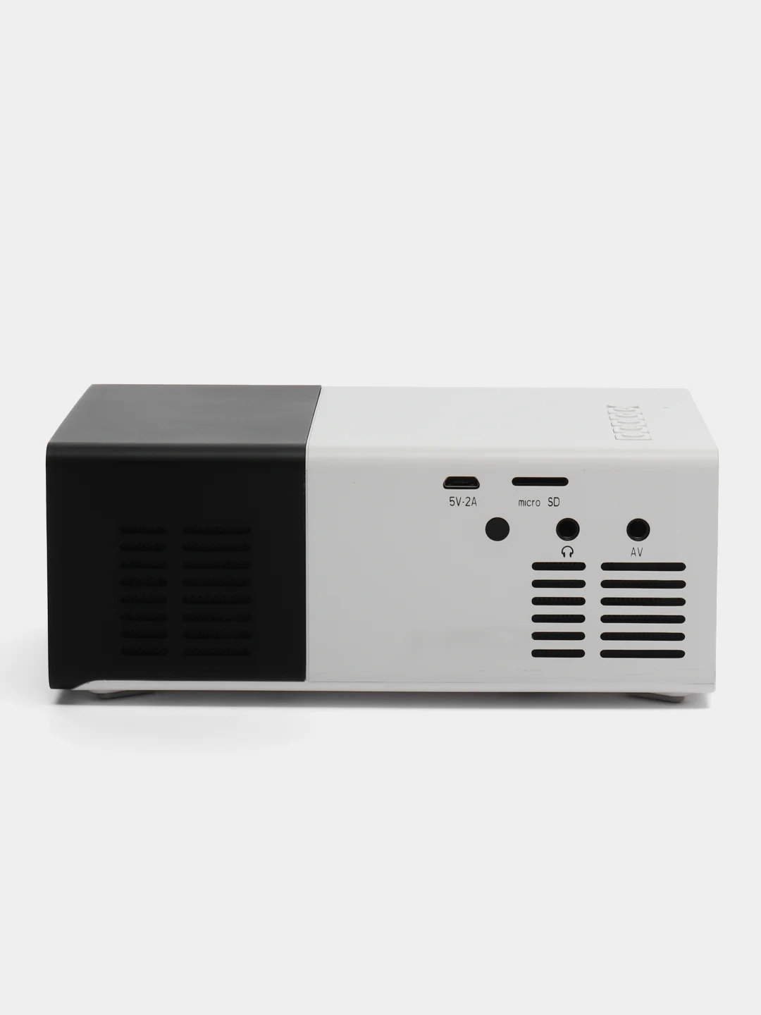 Черный портативный проектор с беспроводным подключением YG-300Plus 1080P WIFI multiscreen
