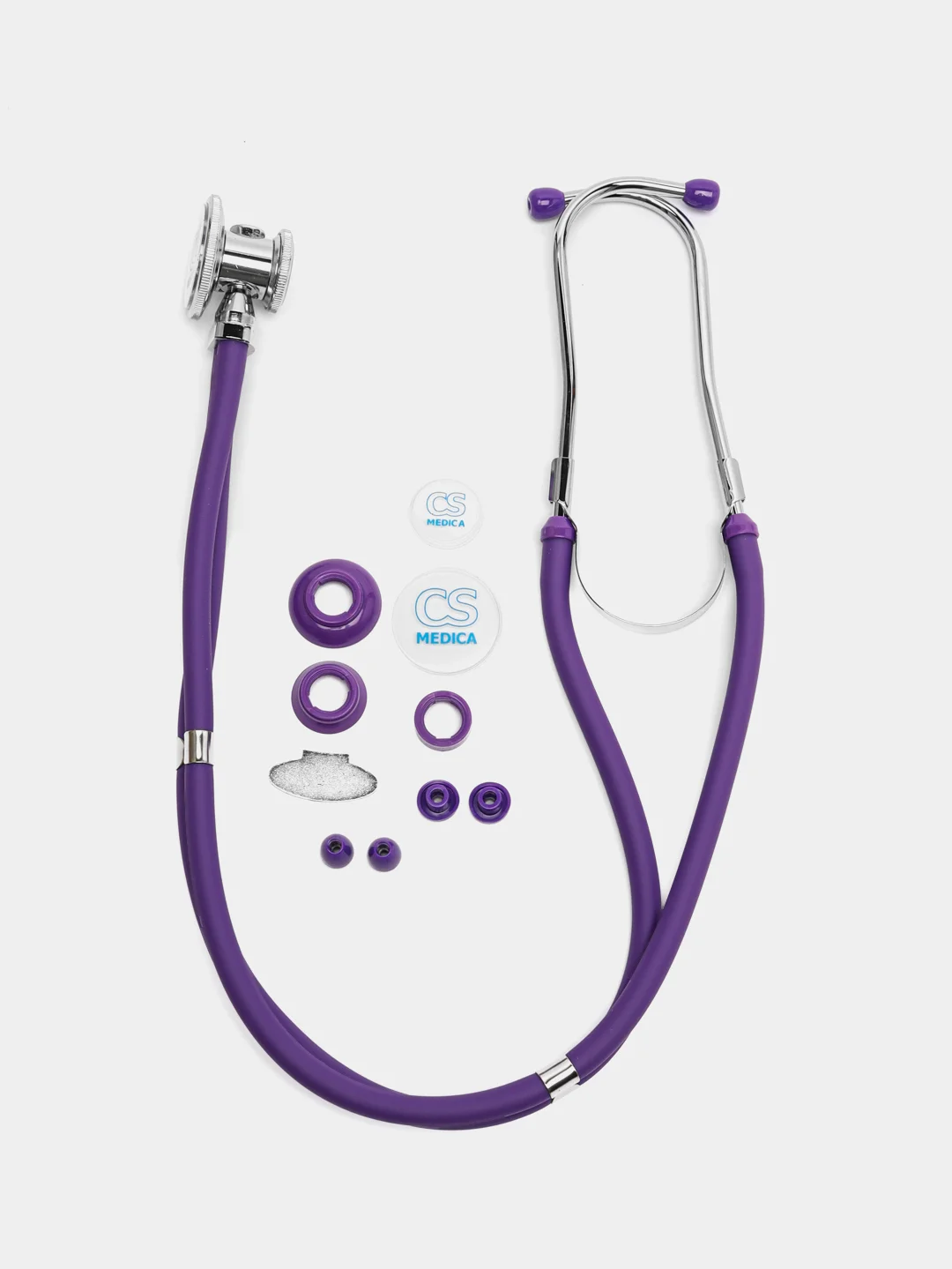 Фиолетовый фонендоскоп CS Medica CS-421, тип Раппапорт