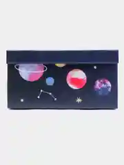 Синий большая подарочная коробка, складная, 31 х 25 х 16 см