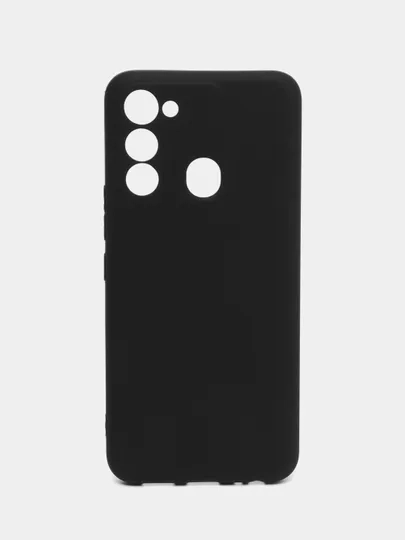 Чехол для Tecno Spark GO 2022, 8C, черный, силиконовый Техно Спарк Гоу 8С