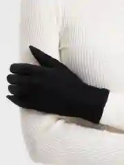 Угольный кашемировые перчатки женские
