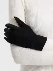 Угольный кашемировые перчатки женские