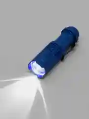 Синий фонарь светодиодный ручной, карманный
