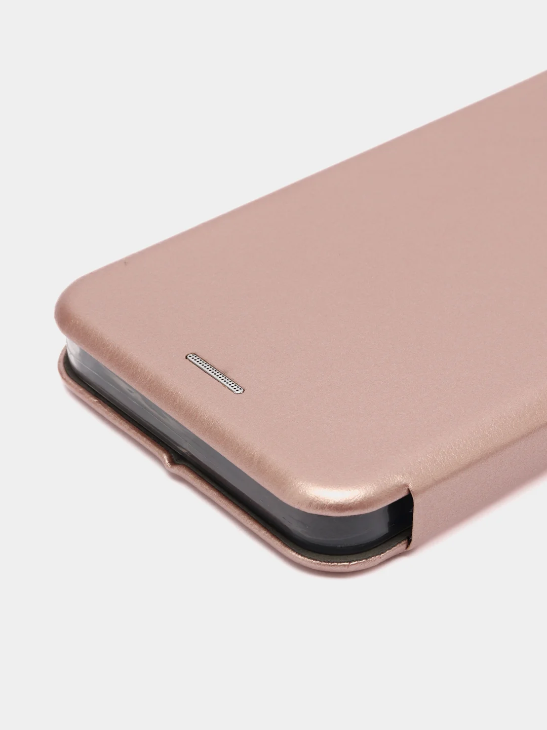 Розовый чехол-книжка с визитницей для Realme C30, Narzo 50i защита телефона с отделом для карточки