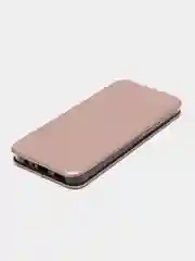 Розовый чехол-книжка с визитницей для Realme C30, Narzo 50i защита телефона с отделом для карточки