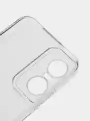Плотный чехол для Tecno POP 6 Pro, с защитой камеры, силикон, прозрачный