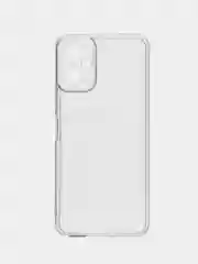 Плотный чехол для Tecno Spark 9 Pro (Техно Спарк 9 Про), с защитой камеры, прозрачный