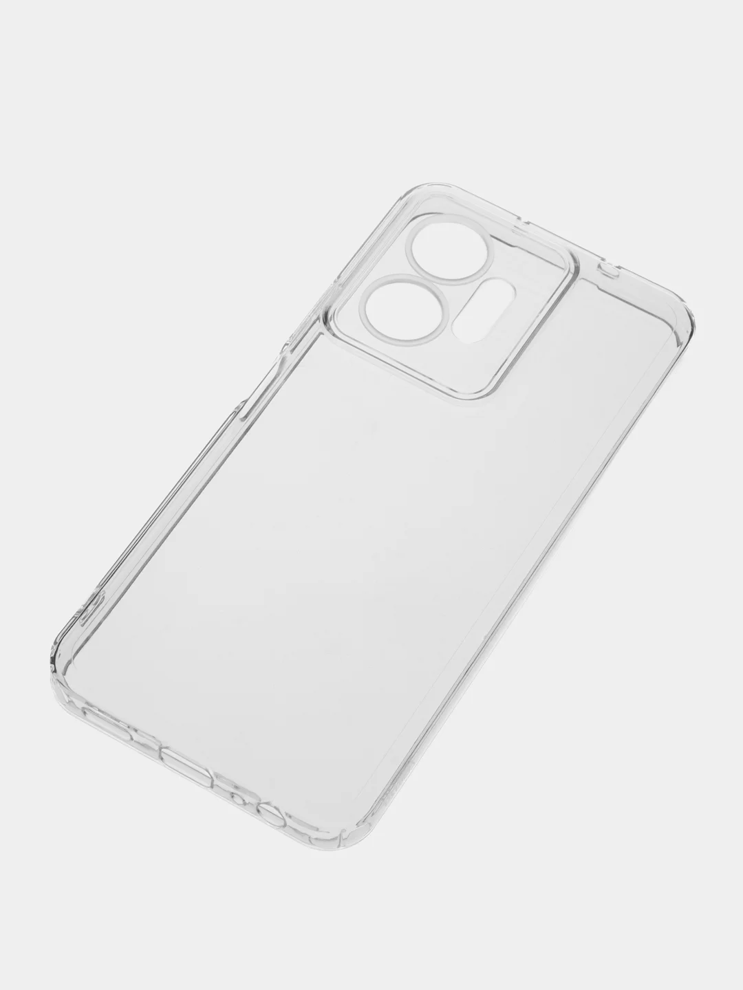 Чехол для Infinix Zero 20, с защитой камеры, силикон, прозрачный