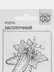 Семена Огурец "Засолочный", евроотверстие, 1 или 2 пачки по 0,5 г