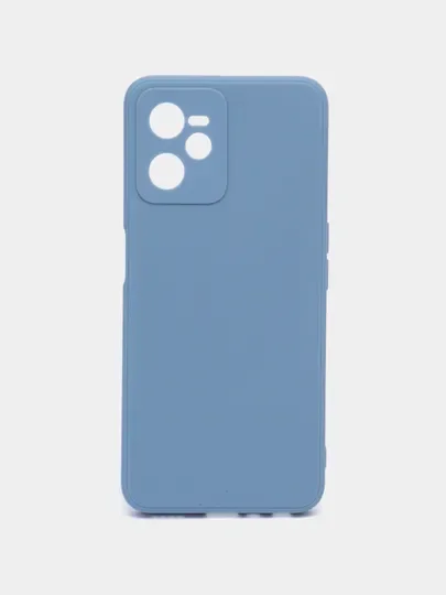 Красный чехол для Realme C35 / Реалми С35 силиконовый, цветной, с мягким подкладом
