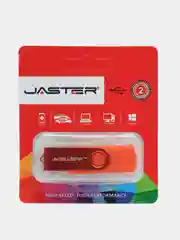 Оранжевый usb флеш-накопитель 2 в 1 для телефона и ПК, флешка с разъемами USB и type-c