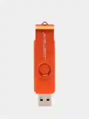 Оранжевый usb флеш-накопитель 2 в 1 для телефона и ПК, флешка с разъемами USB и type-c