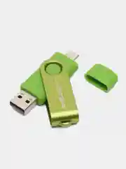 Лайм usb флеш-накопитель 2 в 1 для телефона и ПК, флешка с разъемами USB и type-c