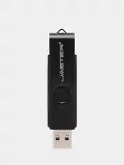 Черный usb флеш-накопитель 2 в 1 для телефона и ПК, флешка с разъемами USB и type-c