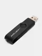Черный usb флеш-накопитель 2 в 1 для телефона и ПК, флешка с разъемами USB и type-c