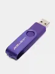 Фиолетовый usb флеш-накопитель 2 в 1 для телефона и ПК, флешка с разъемами USB и type-c