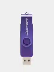 Фиолетовый usb флеш-накопитель 2 в 1 для телефона и ПК, флешка с разъемами USB и type-c