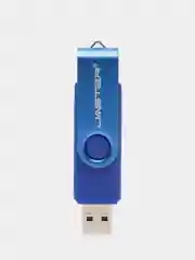 Синий usb флеш-накопитель 2 в 1 для телефона и ПК, флешка с разъемами USB и type-c