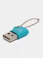 Синий переходник Type-C для передачи данных, зарядка iPhone Type-С usb 3.0, аудиоконвертер