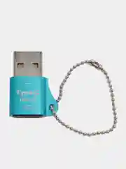 Синий переходник Type-C для передачи данных, зарядка iPhone Type-С usb 3.0, аудиоконвертер