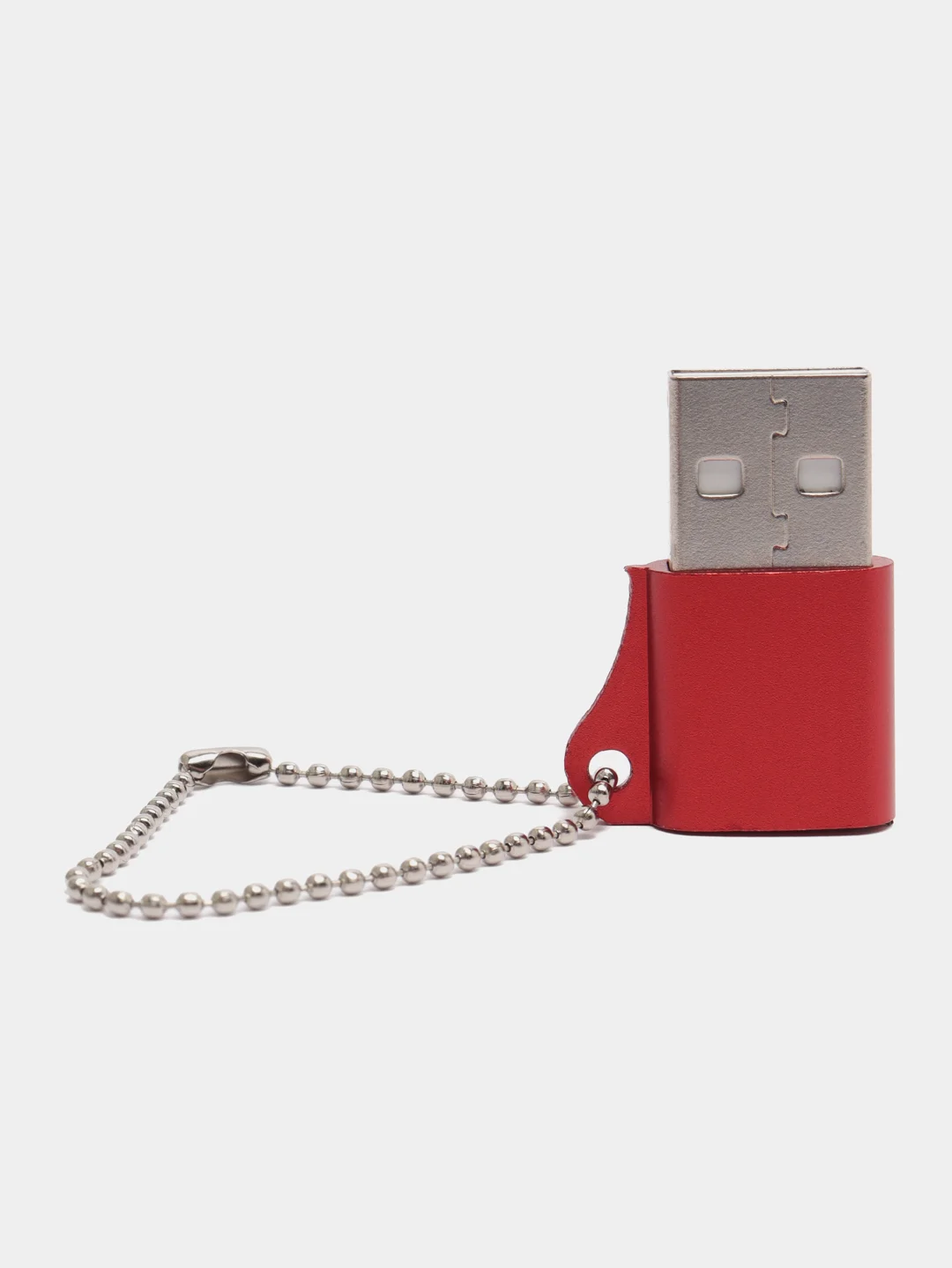 Красный переходник Type-C для передачи данных, зарядка iPhone Type-С usb 3.0, аудиоконвертер