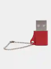 Красный переходник Type-C для передачи данных, зарядка iPhone Type-С usb 3.0, аудиоконвертер