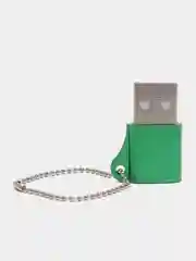 Зеленый переходник Type-C для передачи данных, зарядка iPhone Type-С usb 3.0, аудиоконвертер