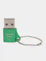 Зеленый переходник Type-C для передачи данных, зарядка iPhone Type-С usb 3.0, аудиоконвертер