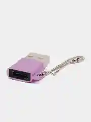 Фиолетовый переходник Type-C для передачи данных, зарядка iPhone Type-С usb 3.0, аудиоконвертер