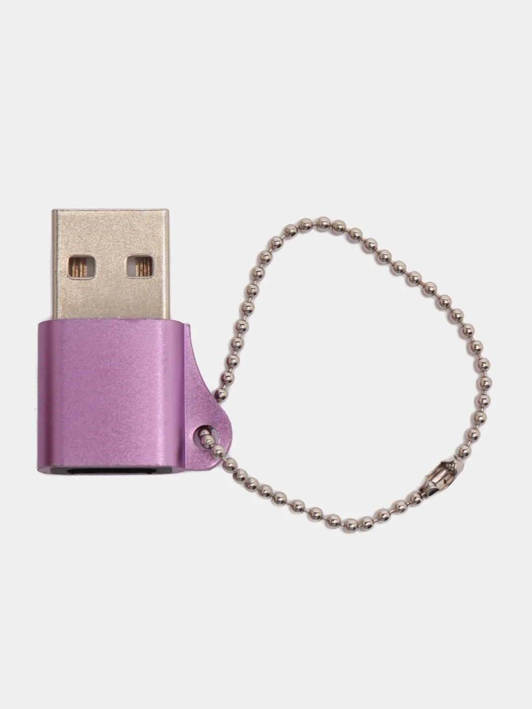 Фиолетовый переходник Type-C для передачи данных, зарядка iPhone Type-С usb 3.0, аудиоконвертер