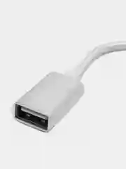 Серебряный переходник OTG с Type-C на USB, отг юсб для телефона и micro USB, адаптер-переходник OTG
