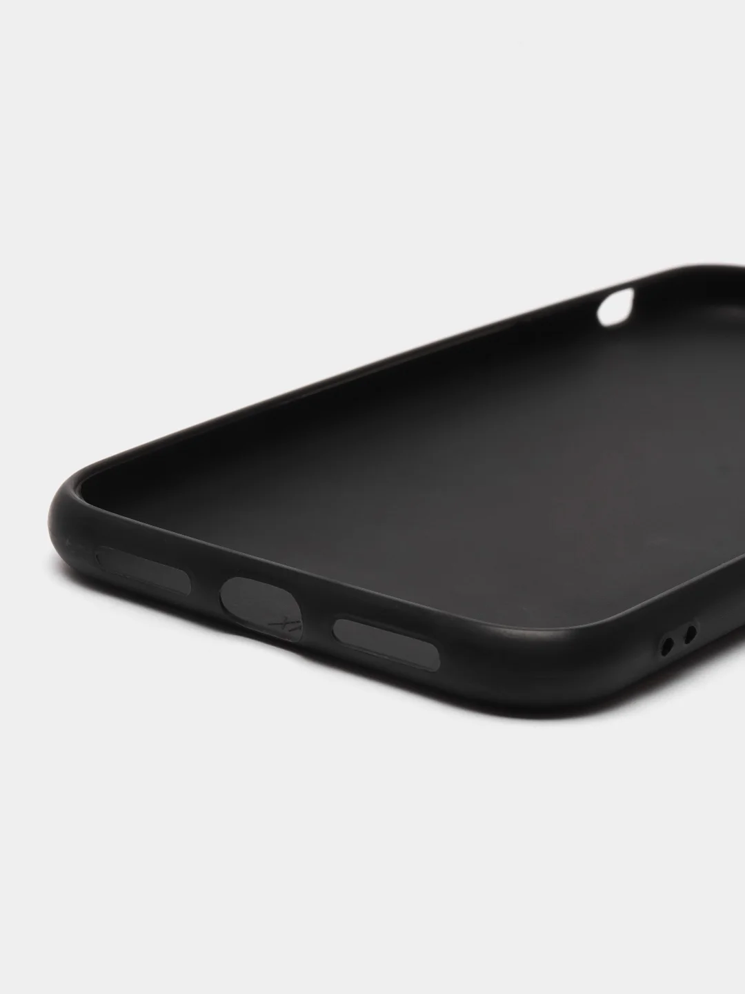 Желтый чехол для iPhone "Black Love PKt" 5/5s/se, 7/8, XR, X/XS Max, 11, 12 Pro, pkt
