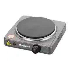 Плитка электрическая Sakura ПЭ-01GP, графит, 1000Вт, 154 мм, 1 конфорка