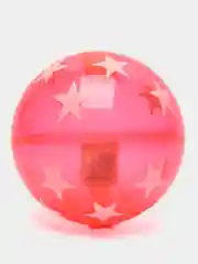 Кораллово-розовый мячик светящийся
