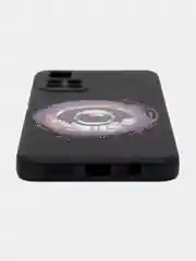 Черный чехол силиконовый с принтом для Xiaomi Poco M4 Pro 5G