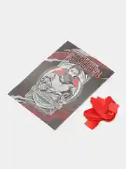 Черный подарочный сертификат на 23 февраля для мужчины, открытка на 23 февраля Настоящему мужчине