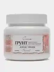 Грунт художественный, акриловый "Сонет", белый, банка 500 мл, 780 гр