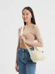 Желтый женская сумка через плечо