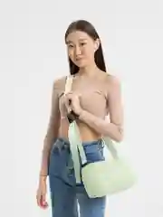 Зеленый женская сумка через плечо