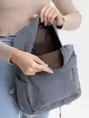 Индиго рюкзак женский, вельветовый