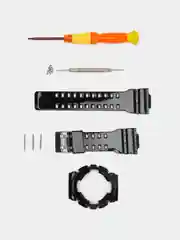 Хром ремешок прозрачный G-Shock GA100