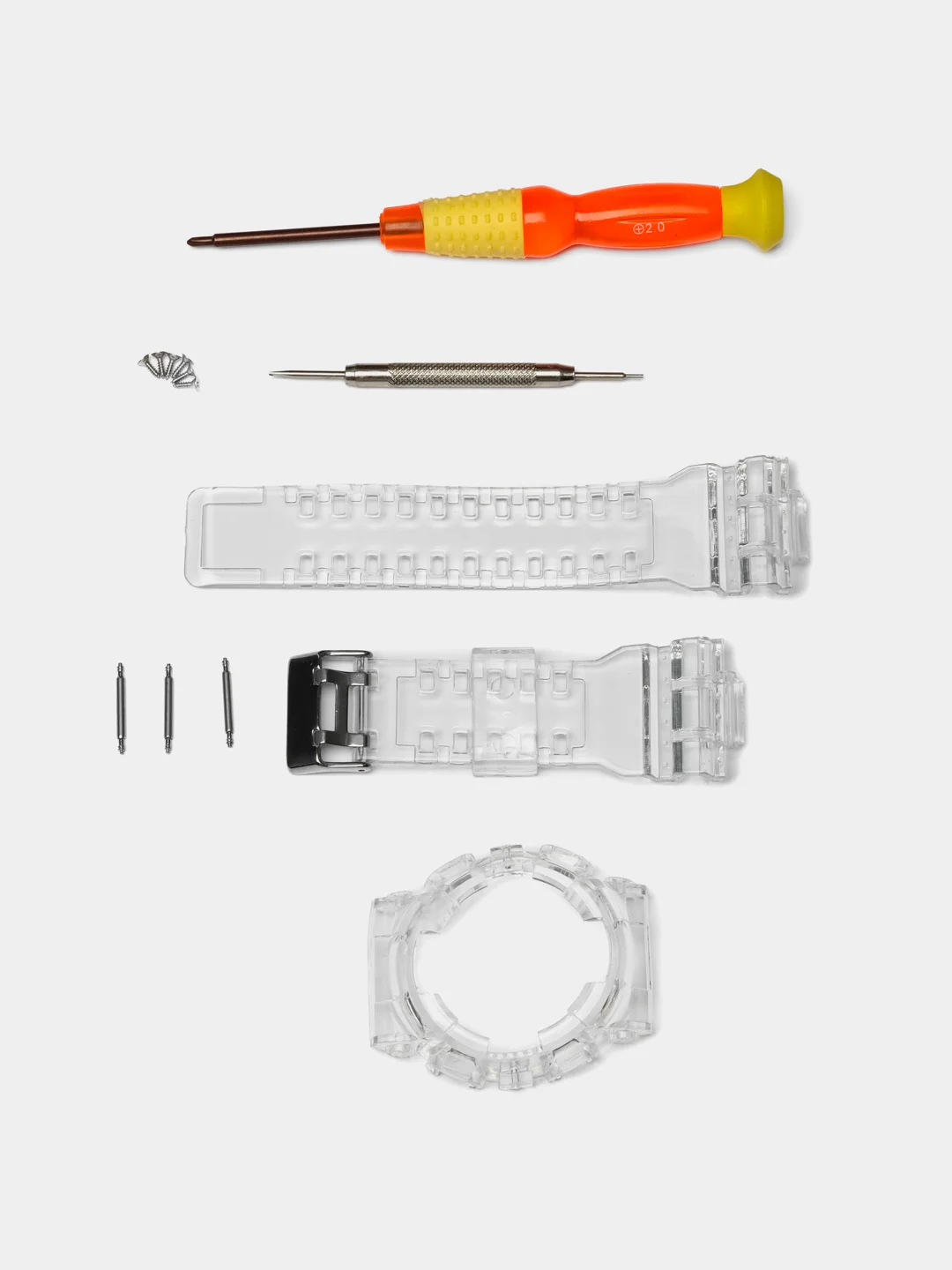 Прозрачный ремешок прозрачный G-Shock GA100