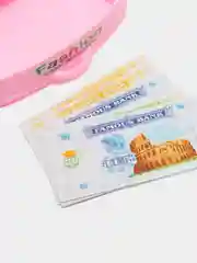 Голубой детская касса, звук, свет, коробка