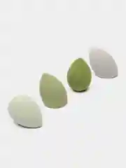 Зеленый набор спонжей для макияжа, 4 штуки