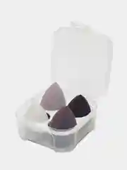 Фиолетовый набор спонжей для макияжа, 4 штуки