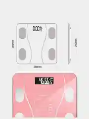 Умные весы Bluetooth Smart Scale, цвет розовый / напольные весы электронные